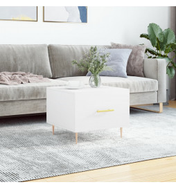 Table basse blanc 50x50x40...