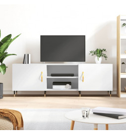 Meuble TV blanc 150x30x50...
