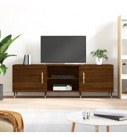 Meuble TV chêne marron...