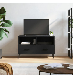 Meuble TV Noir 80x36x50 cm...