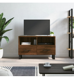 Meuble TV Chêne marron...