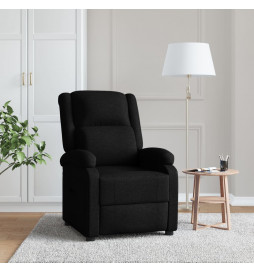 Fauteuil inclinable Noir Tissu