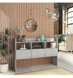 Buffet Gris béton 105x30x70...