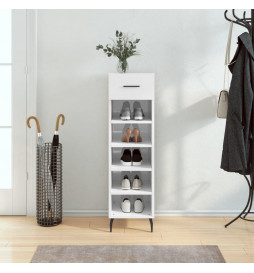 Armoire à chaussure Blanc...