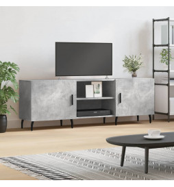 Meuble TV gris béton...