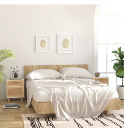 Tables de chevet 2pcs Blanc...