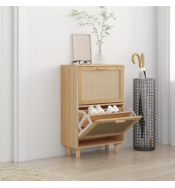 Armoire à chaussures Marron...