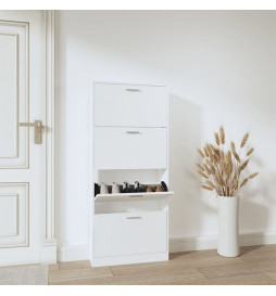 Armoire à chaussures Blanc...
