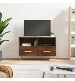 Meuble TV Chêne marron...