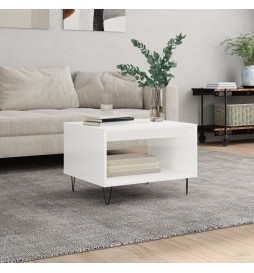 Table basse Blanc brillant...