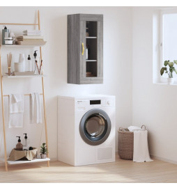 Armoire murale sonoma gris...