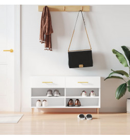 Banc à chaussures blanc...