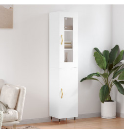 Buffet haut Blanc brillant...