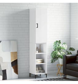 Buffet haut Blanc brillant...