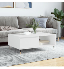 Table basse blanc 90x60x35...