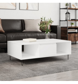 Table basse blanc 104x60x35...