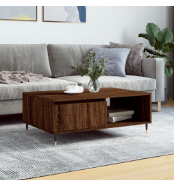 Table basse chêne marron...