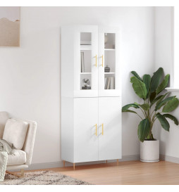Buffet haut Blanc brillant...