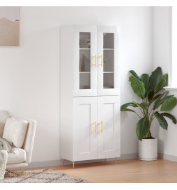 Buffet haut Blanc brillant...