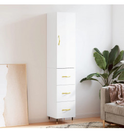 Buffet haut Blanc brillant...