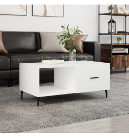 Table basse blanc 90x50x40...