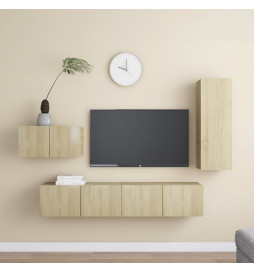 Ensemble de meuble TV 4 pcs...