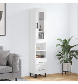 Buffet haut Blanc brillant...