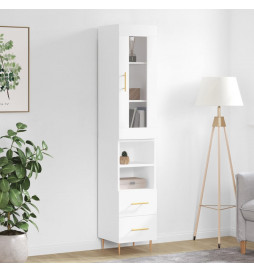 Buffet haut Blanc brillant...