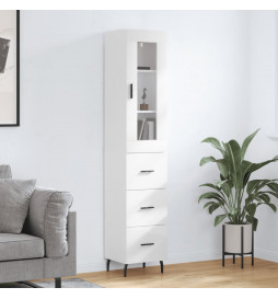 Buffet haut Blanc brillant...