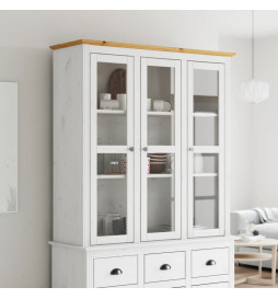 Armoire avec portes vitrées...