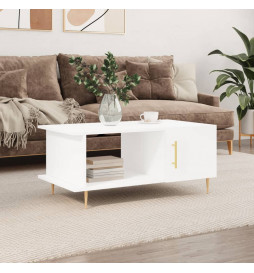 Table basse blanc 90x50x40...