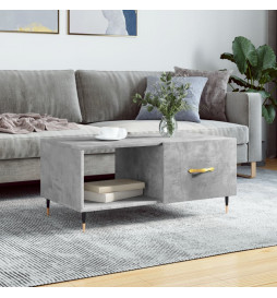 Table basse gris béton...