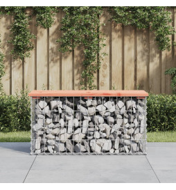 Banc jardin design gabion...