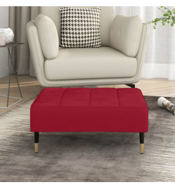 Repose-pied Rouge bordeaux...