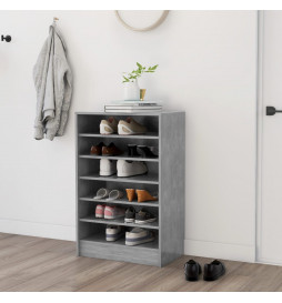 Armoire à chaussures Gris...