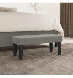Banc Gris clair 70x30x30 cm...
