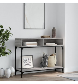 Table console sonoma gris...