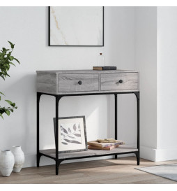 Table console sonoma gris...