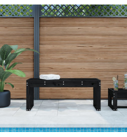 Banc de jardin noir...