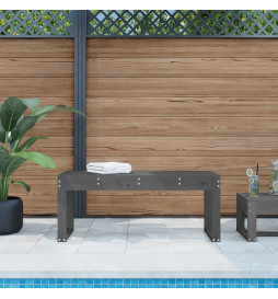Banc de jardin gris...