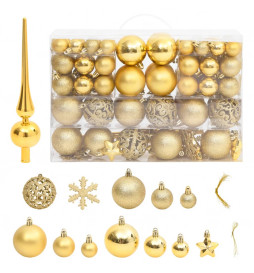 Ensemble de boules de Noël...