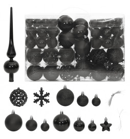 Ensemble de boules de Noël...