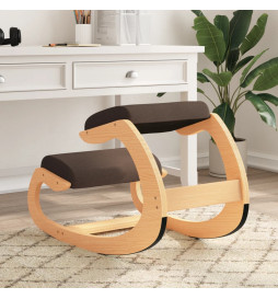 Chaise assis-genoux marron...