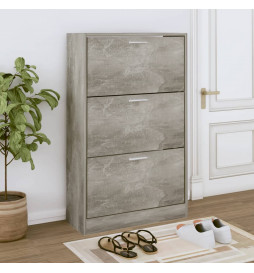 Armoire à chaussures Gris...