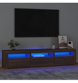 Meuble TV avec lumières LED...