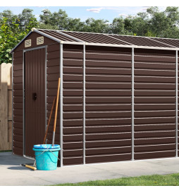 Abri de jardin marron...