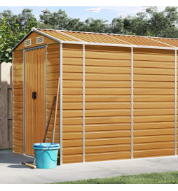 Abri de jardin marron clair...