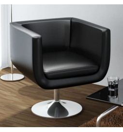 Chaise de bar Noir Similicuir