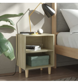 Table de chevet avec pieds...