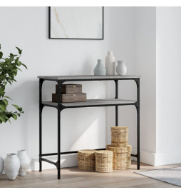 Table console sonoma gris...